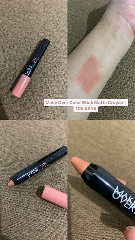 Make Over Color Stick Matte Crayon Skye Di Produk Makeup