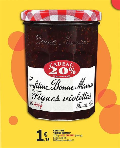 Promo Confiture Bonne Maman Chez E Leclerc ICatalogue Fr