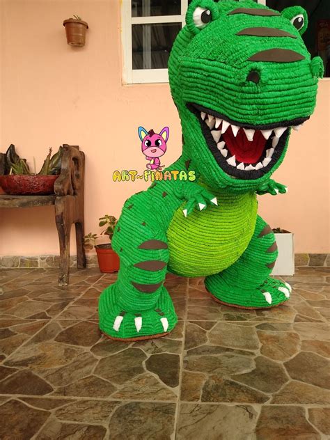 Piñata dinosaurio Figuras de piñatas Piñatas para niños Piñata de emoji