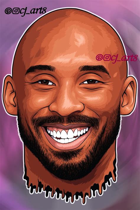 Kobe Bryant Cartoon Artwork