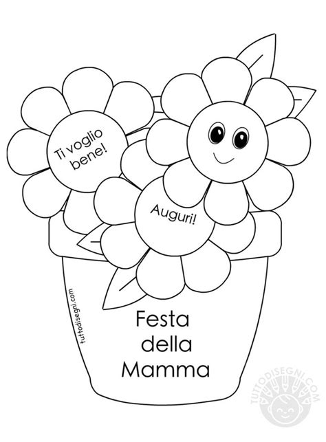 Pagella Della Mamma Da Colorare TuttoDisegni