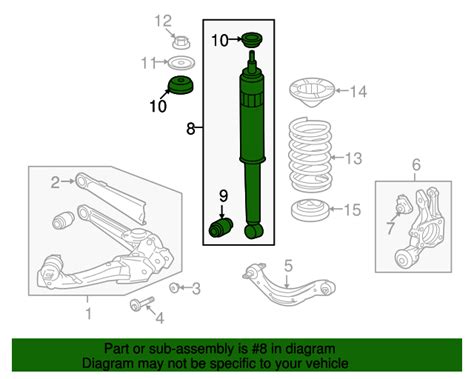 Honda Civic Shock Absorber Assembly Rear Svb A