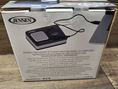 Jensen Scr 90 Stereo Usb Cassette Player With Encoding To Computer M2 For Sale Online Ebay