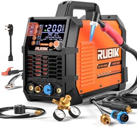 Rubik Ac Dc 200a Tig Welder With Pulse 6 In 1 Aluminum Welder Stick