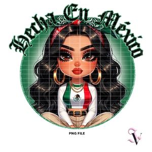 Brown Proud Chicana Chola Chibi Style Mexicana Cinco De Mayo Latina