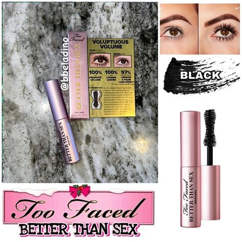 Too Faced Makeup Nib Too Faced Better Than Sex Travel Size Mascara Poshmark