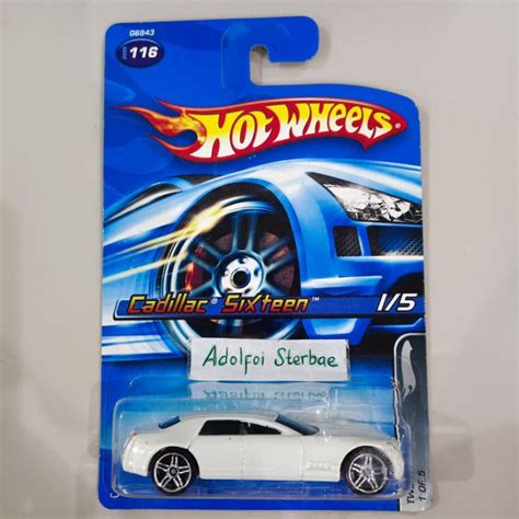 MERAH Hotwheels Hot Wheels Cadillac V V Sixteen Concept Hw City Cadilac Red Gray