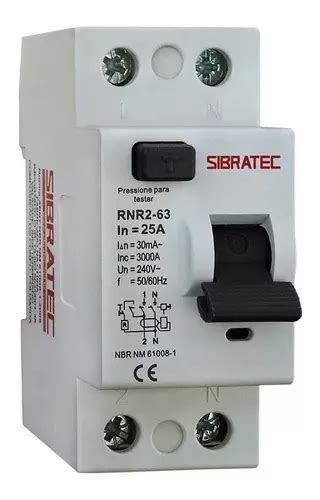 Interruptor Diferencial Residual Idr Dr Bipolar 25a 30ma