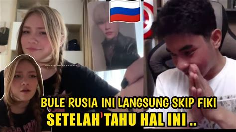 Bule Rusia Ini Langsung Skip Fiki Naki Setelah Tahu Ini Ome Tv