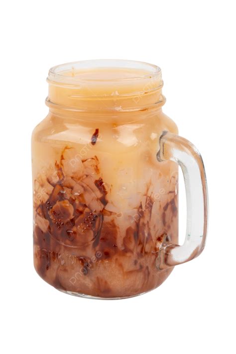 Iced Milk Tea Drink Dessert Drink Milk Tea Png Transparent Image And