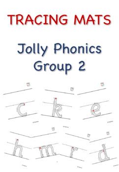 Tracing Mats - Jolly Phonics Group 2 by PlayPaata | TPT