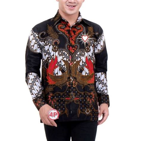 Jual Baju Batik Psht Kemeja Lengan Panjang Batik Psht Shopee Indonesia