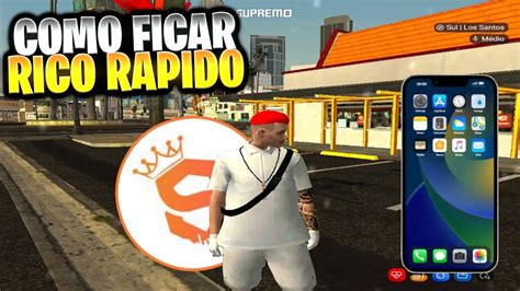 COMO FICAR RICO RAPIDO NO SUPREMO RP GTA SAMP ANDROID E PC YouTube