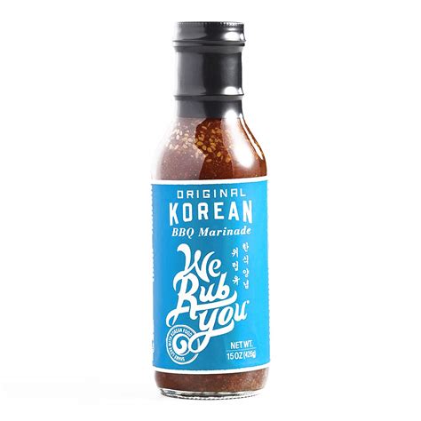 We Rub You Original Korean Bbq Marinade 15 Oz Each 5