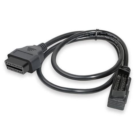 OBD Ii Obd2 16pin Male To Female Extension Cable Diagnostic Extender 100cm