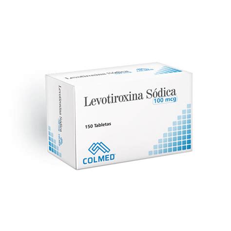 Levotiroxina 100 Mcg Colmed Caja X 150 Tabs Farmavida Droguería