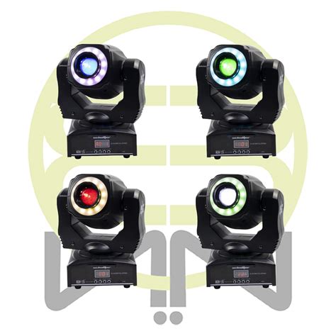 Spot Beam Cabeza Movil Con Aro Led Gobos 90w Cabezas Móviles