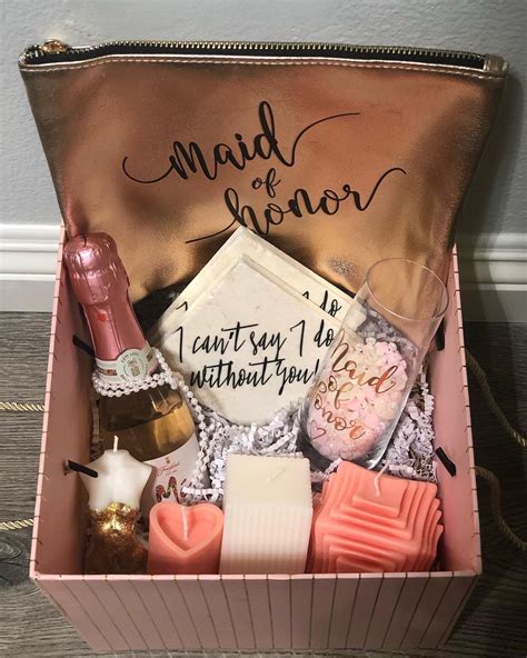 Maid Of Honor Proposal Box Wedding Bridesmaid Box Etsy