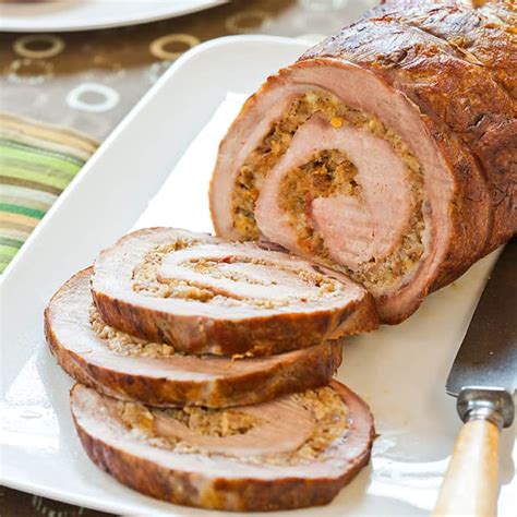 Sausage Stuffed Pork Loin Americas Test Kitchen Recipe