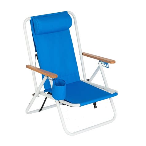 URHOMEPRO Folding Beach Chairs, 2020 Newest Portable Backpack Beach Lounge Chairs w/Cup Holder ...