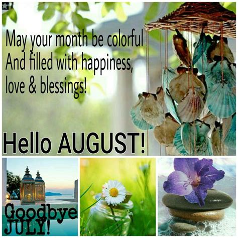 Hello August Goodbye July Hello August Images Hello August August