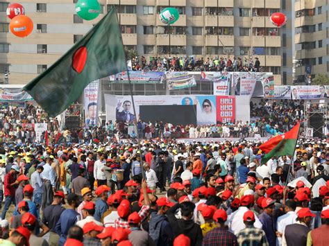 Tens Of Thousands Rally In Bangladesh To Demand New Elections