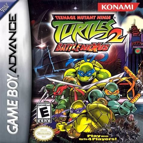 Teenage Mutant Ninja Turtles 2 Battle Nexus 2004 GBA Game