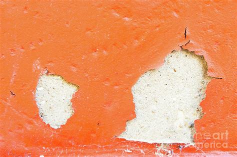 Peeling orange paint Photograph by Tom Gowanlock - Fine Art America