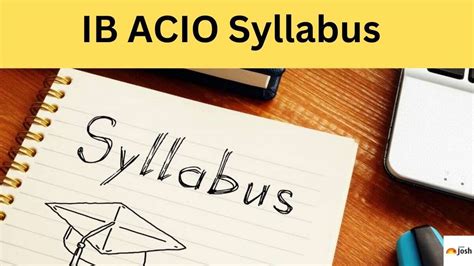 IB ACIO Syllabus 2024, Exam Pattern, Download Syllabus PDF for Grade II