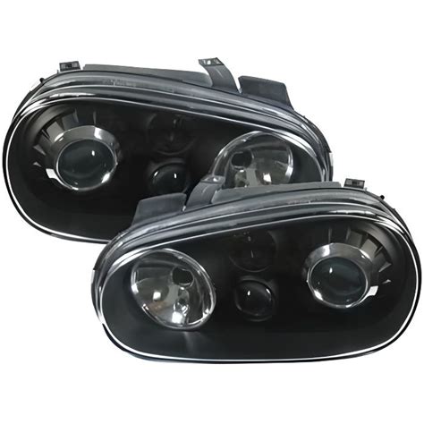 2 FEUX PHARE AVANT NOIR VW GOLF 4 LOOK R32 Cdiscount Auto