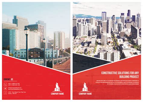 Construction Brochure Design Template in Word, PSD, Publisher