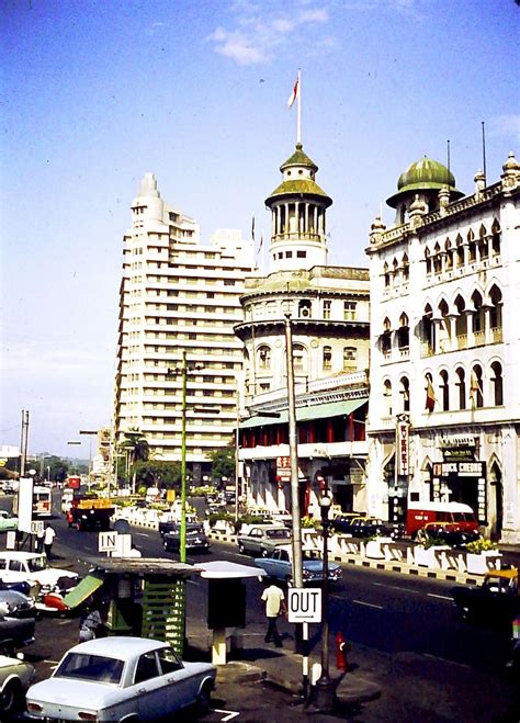 Singapore City street scene c.1969 | Singapore city, History of ...