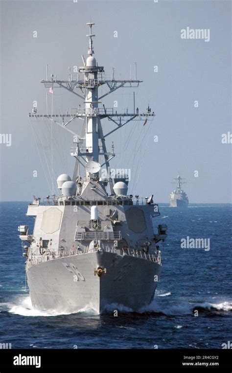 Us Navy The Arleigh Burke Class Guided Missile Destroyer Uss John S