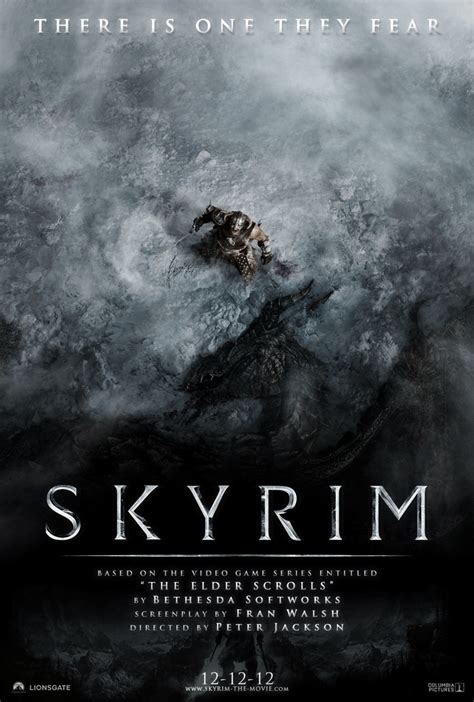 Skyrim the Movie - Teaser Poster by rockmassif on DeviantArt