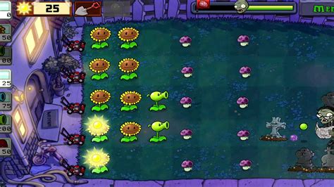 Plants Vs Zombies Walkthrough Night Level Gameplay Youtube