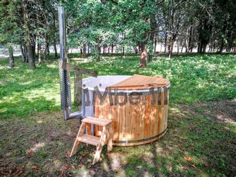 Badefass Hot Tube Mit Integriertem Ofen TimberiN