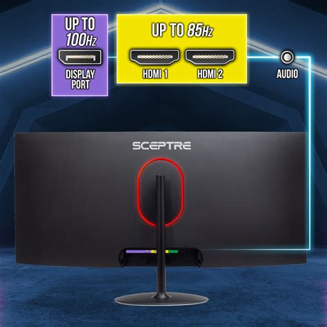 SCEPTRE C345W 2560UN 34 100Hz LED Curved Gaming Monitor Newegg