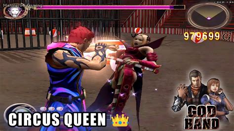 CIRCUS QUEEN VS GOD HAND GOD HAND GAMEPLAY YouTube