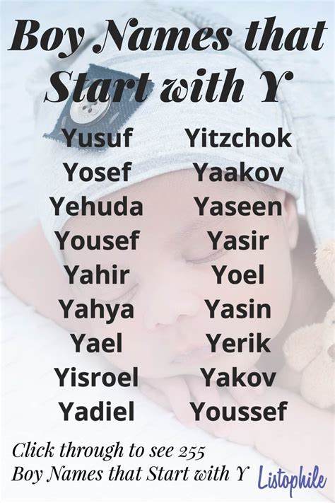 List of boy names that start with Y; baby boy names beginning with Y ...