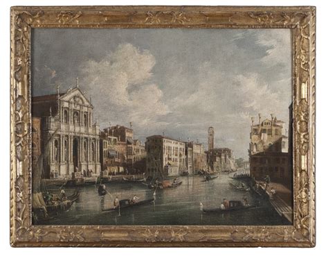 Una Veduta Di Venezia Attribuita A Francesco Guardi In Asta Da Babuino