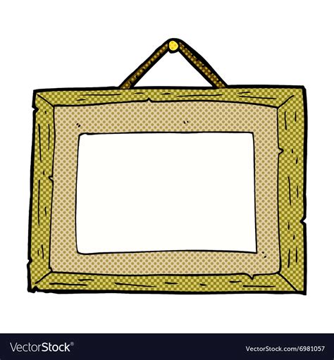 Comic cartoon picture frame Royalty Free Vector Image