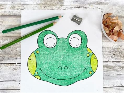 Free Printable Animal Masks to Color with Kids