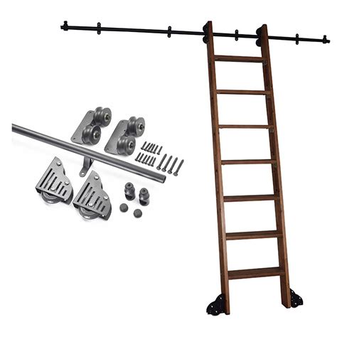 Buy 1m~6m Rolling Library Ladder Hardware Kit Sliding Ladder Library