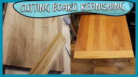 Restoring A Cutting Board Diy Project Sliding Kitchen Cutting