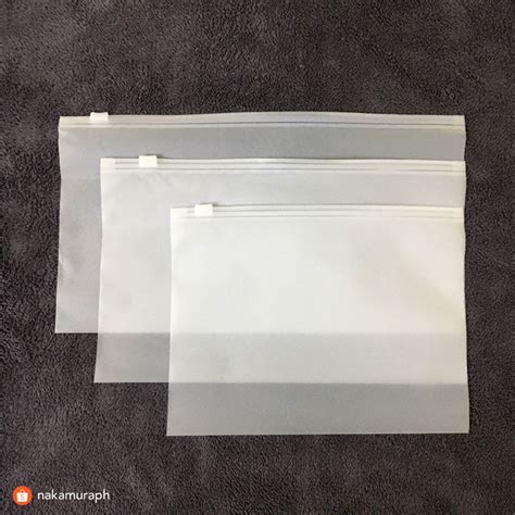 Horizontal Frosted Matte Zipperlock Bag Shopee Philippines