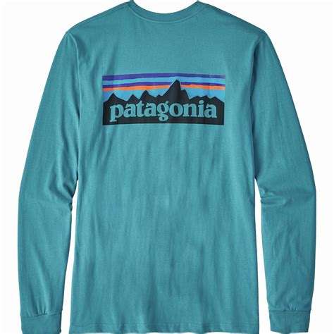 Patagonia P 6 Logo Long Sleeve T Shirt Mens