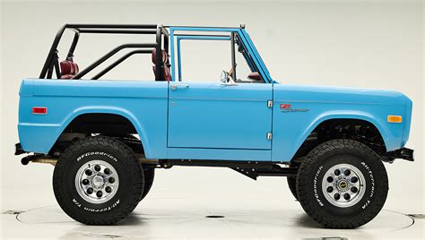 1969 Pale Blue Ford Bronco 1969 Classic Ford Bronco Hams Hotrod