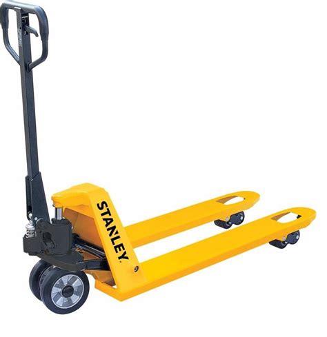 Hand Operated Stanley Pallet Truck 2500KG SXWTI CPT 25 For Material