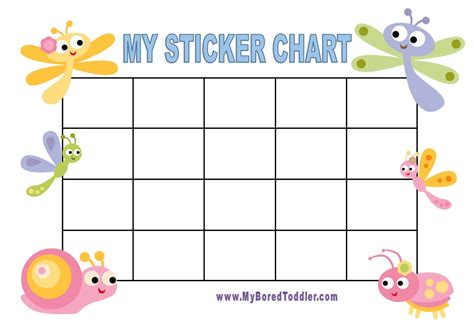 Sticker Reward Chart Template Printable Reward Charts 52 Off