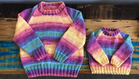 Handmade Knitted Babychild Rainbow Jumper 6 Months 10 Etsy